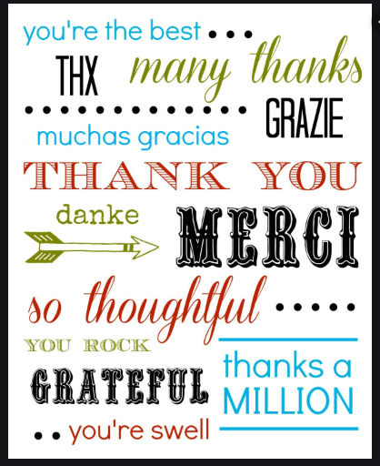 Many Thanks